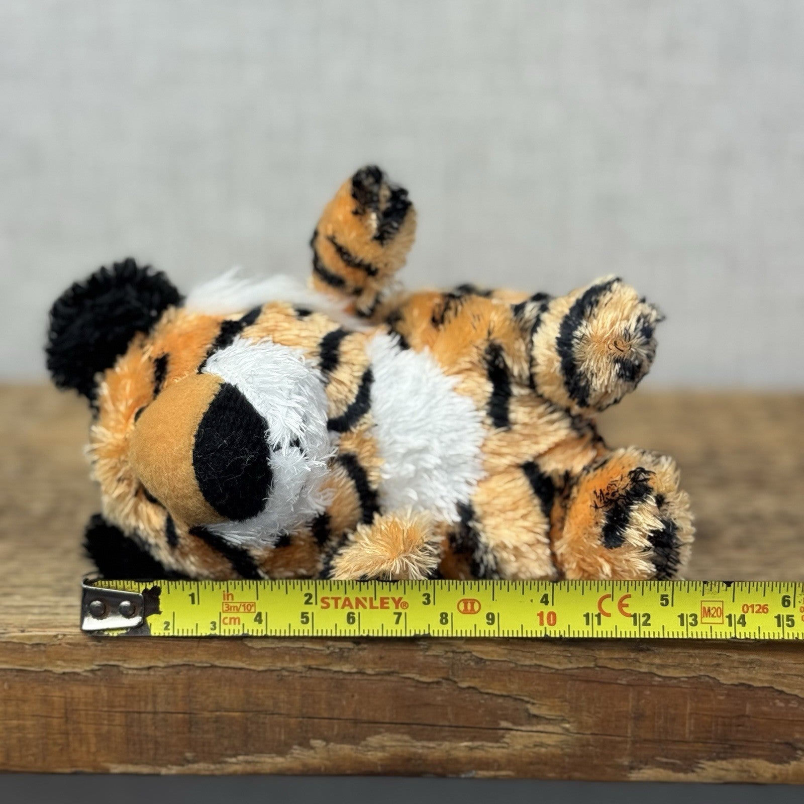 Russ Berrie Luvvies - Bob The Tiger - Pudding Tiger Soft Toy Tiny 4”