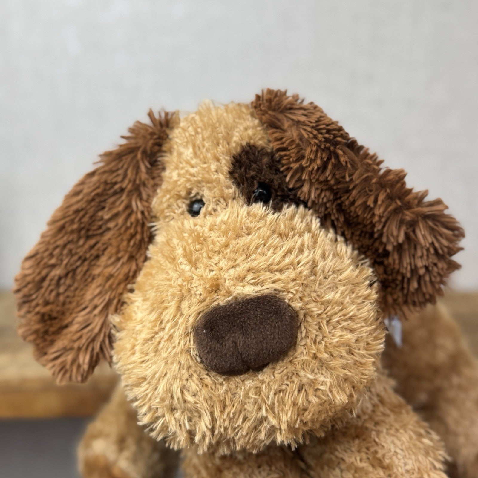 Russ Berrie Vintage Pillow Dog - Cani - Brown Floppy Beanie Dog Retired Rare 16"