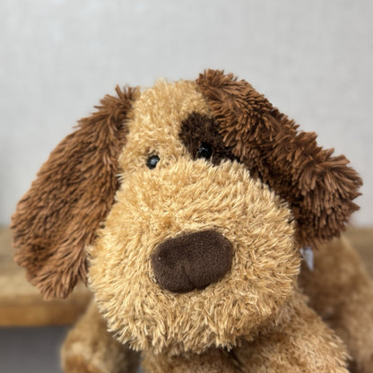 Russ Berrie Vintage Pillow Dog - Cani - Brown Floppy Beanie Dog Retired Rare 16"