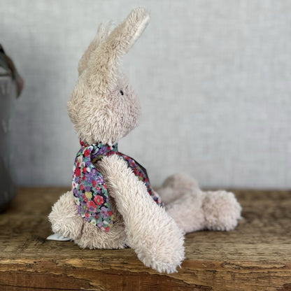 Jellycat Chi Chi Bunny Beige - Small Rabbit With Scarf Beanie Retired Rare 10”