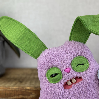 Fuggler Funny Ugly Monster Rabid Rabbit Purple Winking Bunny Limited Edition