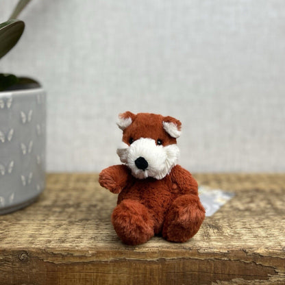 Jellycat Tiny Poppet Baby Fox - Baby Poppet Fox - Tiny Pocket Beanie Pal 4"