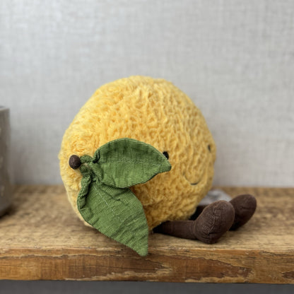 Jellycat Amuseable Lemon - Large Lemon With Legs - Food Play Soft Toy 8"