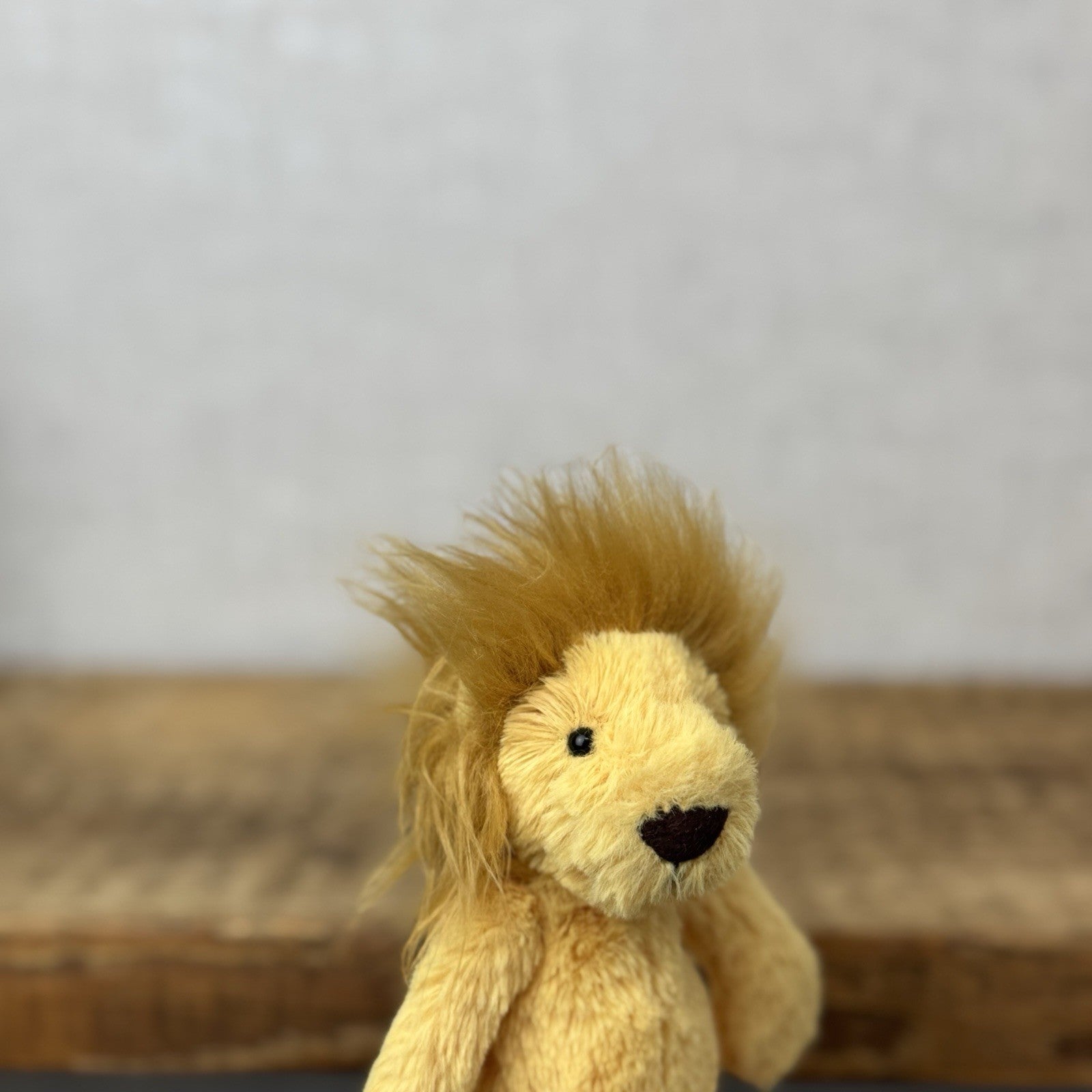Jellycat Tiny Bashful Lion - Miniature Beanie Lion Retired Rare Small NWOT 6"