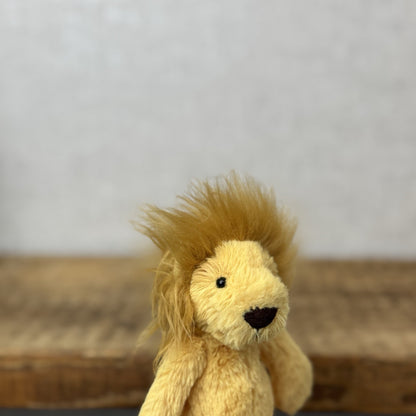 Jellycat Tiny Bashful Lion - Miniature Beanie Lion Retired Rare Small NWOT 6"