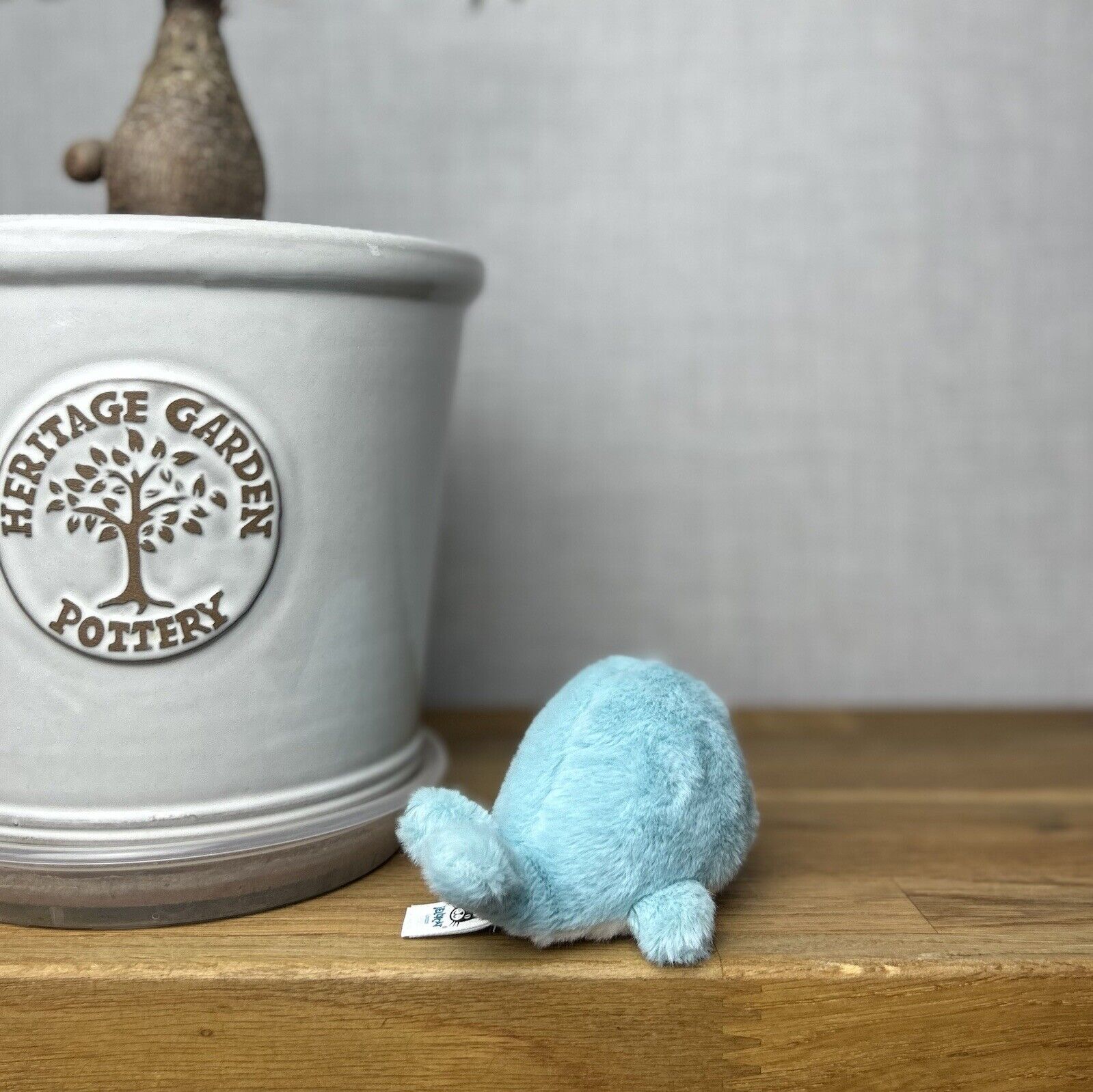 Jellycat Tiny Fluffy Whale Stuffed Toy -  Tiny Whale Teddy - Fluffy Jellycat
