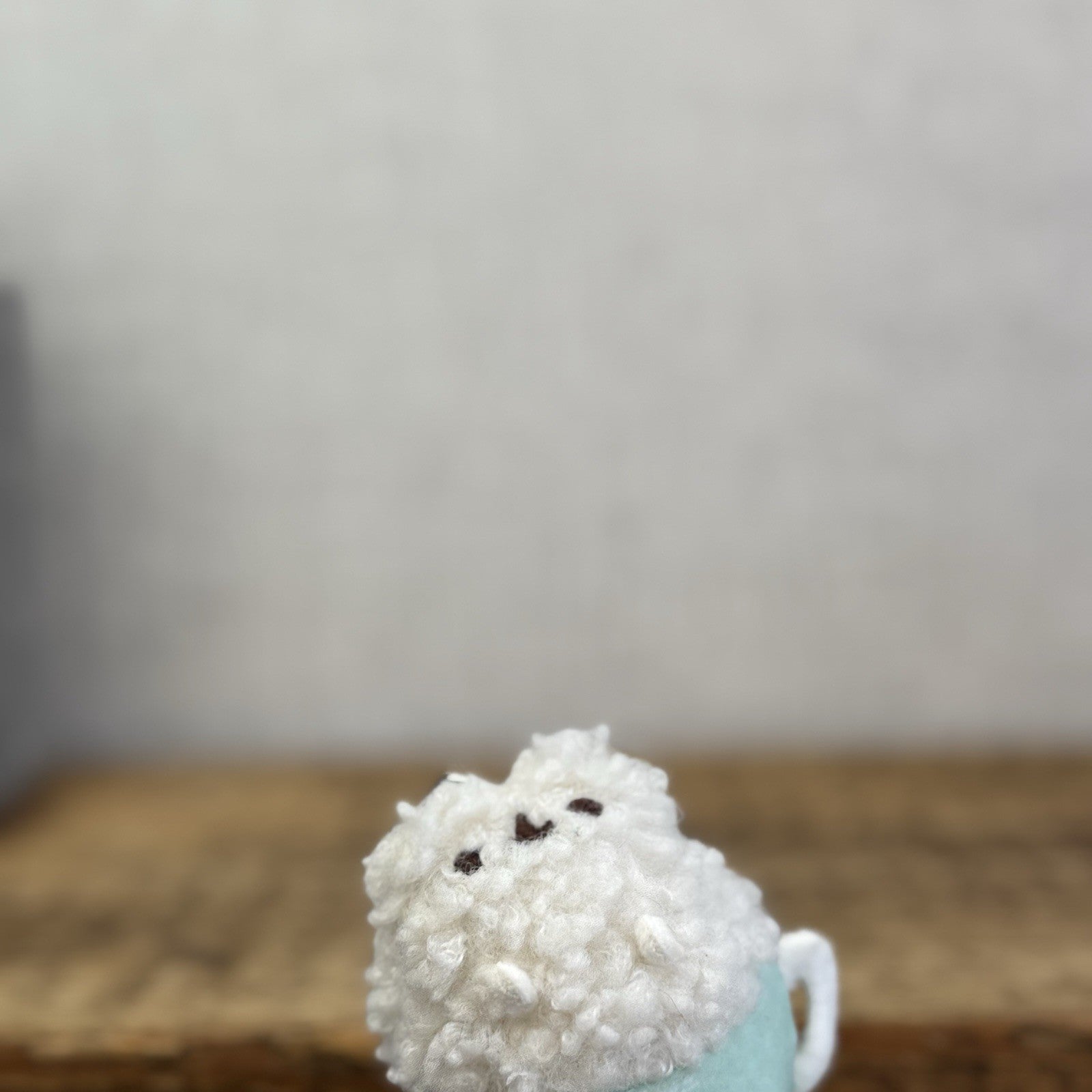 Gund Pusheen Cat Keyring - Stormy Latte Matcha Keyring Cafte Cat NWOT 
