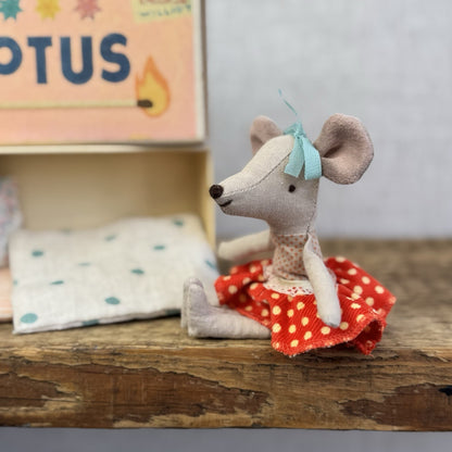 Maileg Big Sister In A Matchbox Retired 2016 - Rare New Without Tags