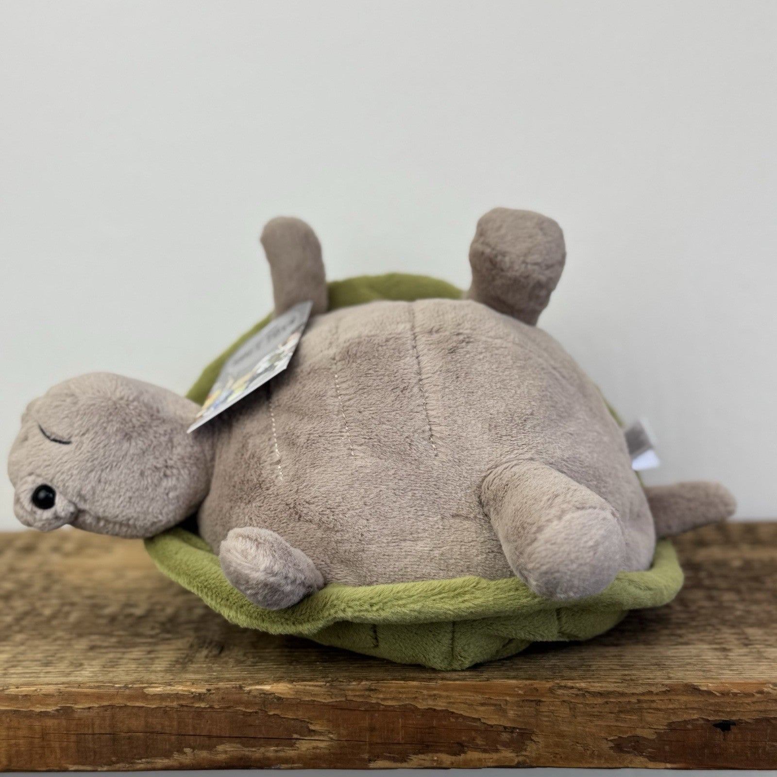 Jellycat Timmy Turtle - Grumpy Turtle Soft Toy Beanie Sad Face Turtle 10"