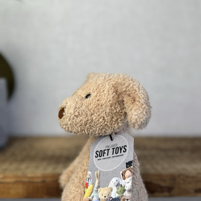 Jellycat Chou Chou Pup - ChouChou Puppy Dog Beige Textured Soft Beige Plush 10"