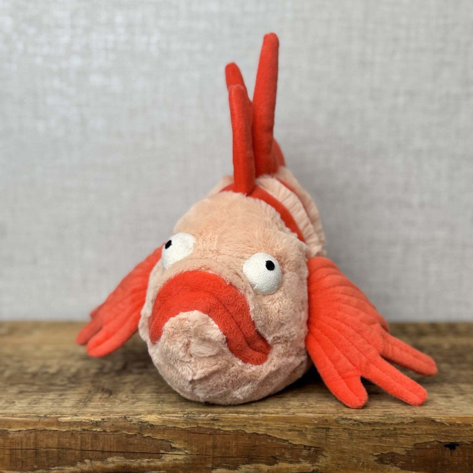 Jellycat Lois Lionfish - Retired Orange Fish Soft Toy Beanie Plush Tropical Fish