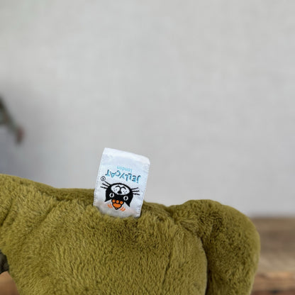 Jellycat Medium Bashful Dino - Medium Bashful Green Dinosaur Soft Toy 12"