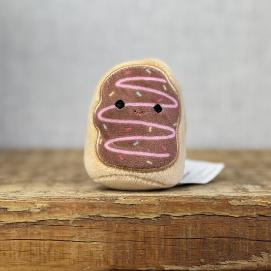 Squishmallow Squishville - Deja Donut - Foodie Squad - Tiny Donut Soft Toy 2”
