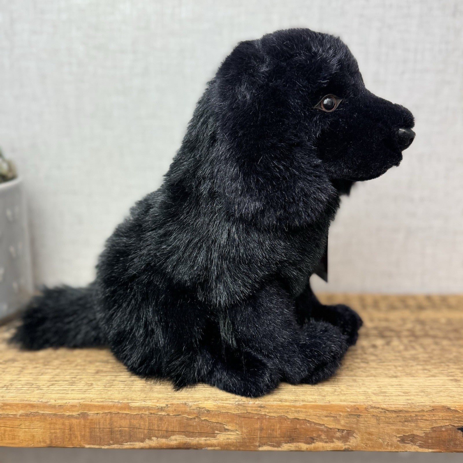 Ganz 1996 Newfoundland Dog Soft Toy - Vintage Rare Pristine Condition Black Dog