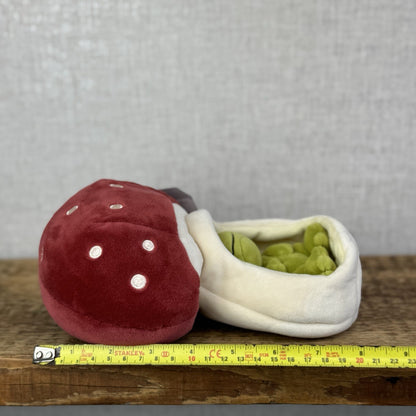 Jellycat Forest Fauna Mushroom Frog - Toadstool House Mini Frog Beanie (#2)