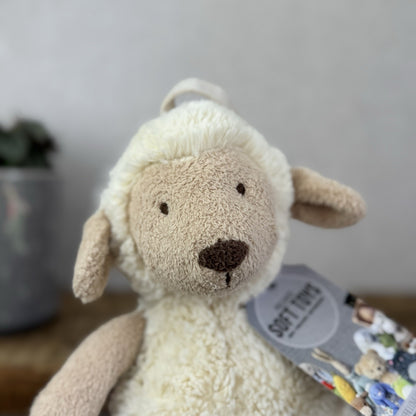 Jellycat Lollie Lamb Musical Pull - Collectible Baby Plush Lullaby Toy Rare 10"
