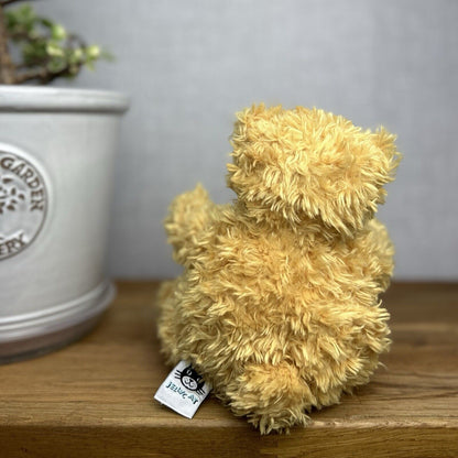 Jellycat Small Toastie Bear - Small Golden Bear - Arms Up - Curly Fur Bear  9”