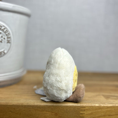 Jellycat Amuseable Cheeky Boiled Egg - Frowning Egg  Toy - Play Food Plush 5”