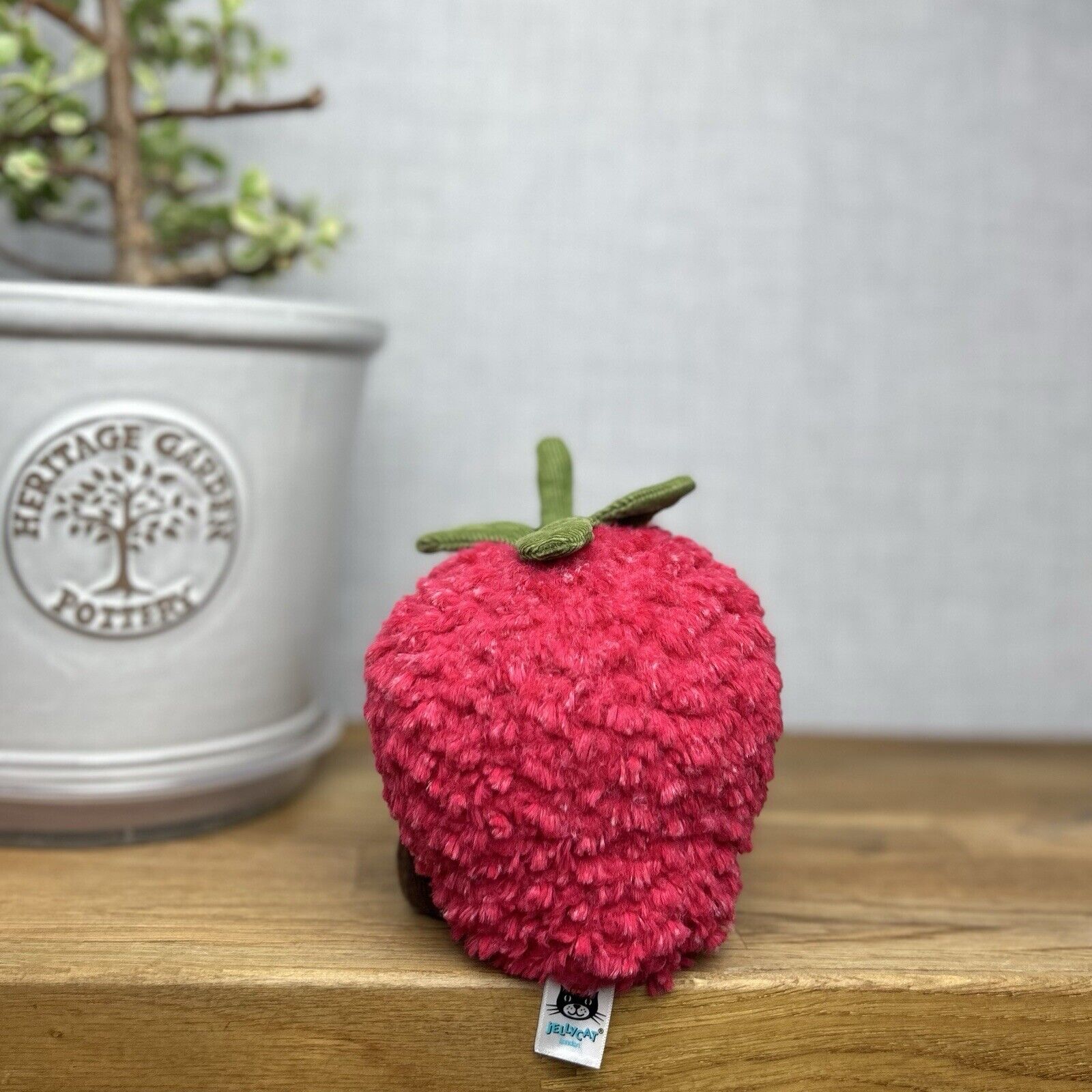 Jellycat Amuseable Strawberry Small - OG Strawberry - Small Size 5”  (4 Leaves)