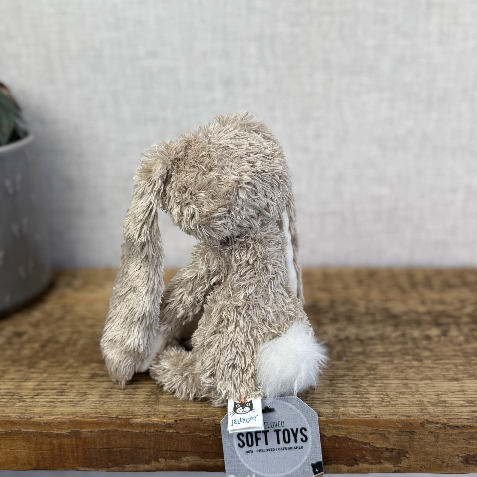 Jellycat Small Tiny Doolally Bunny Rabbit - Mini Long Limbed Beige Scruffy Bunny