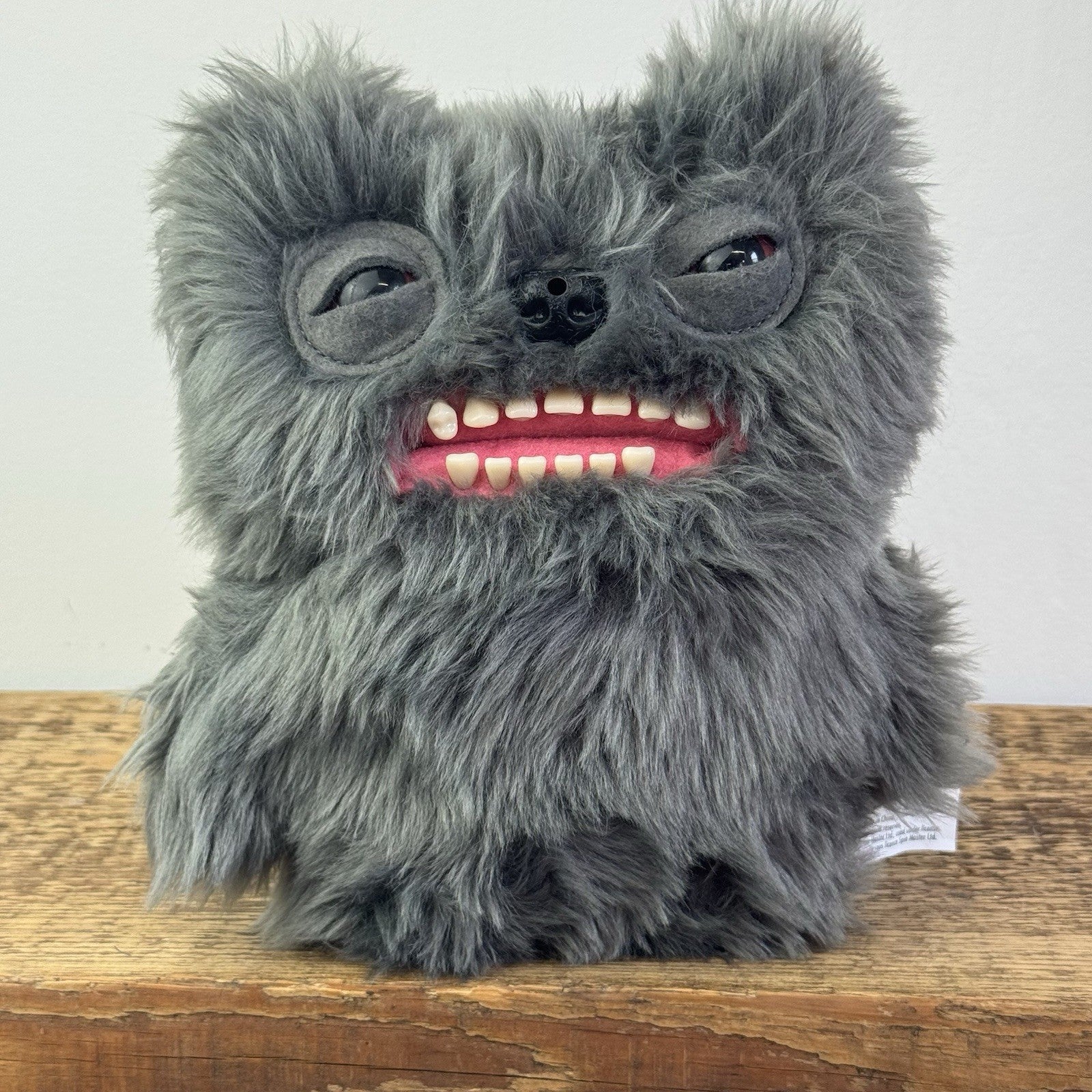 Fuggler Fart Face Old Tooth Grey Fur Retired Rare Fully Working No Box