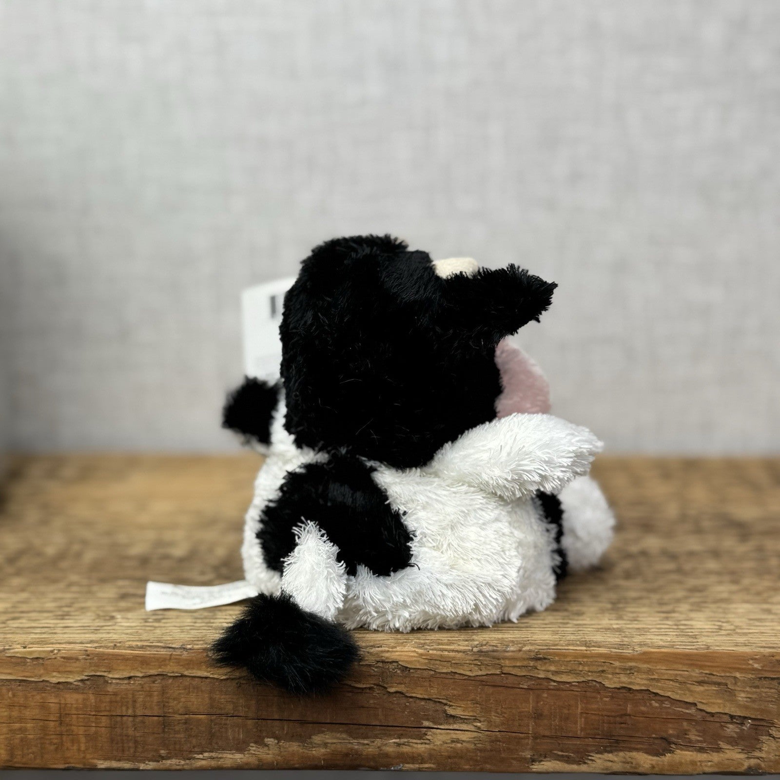 Russ Berrie Luvvies - Mini Pudding Fred The Cow Beanie Plush New With Tags 4"
