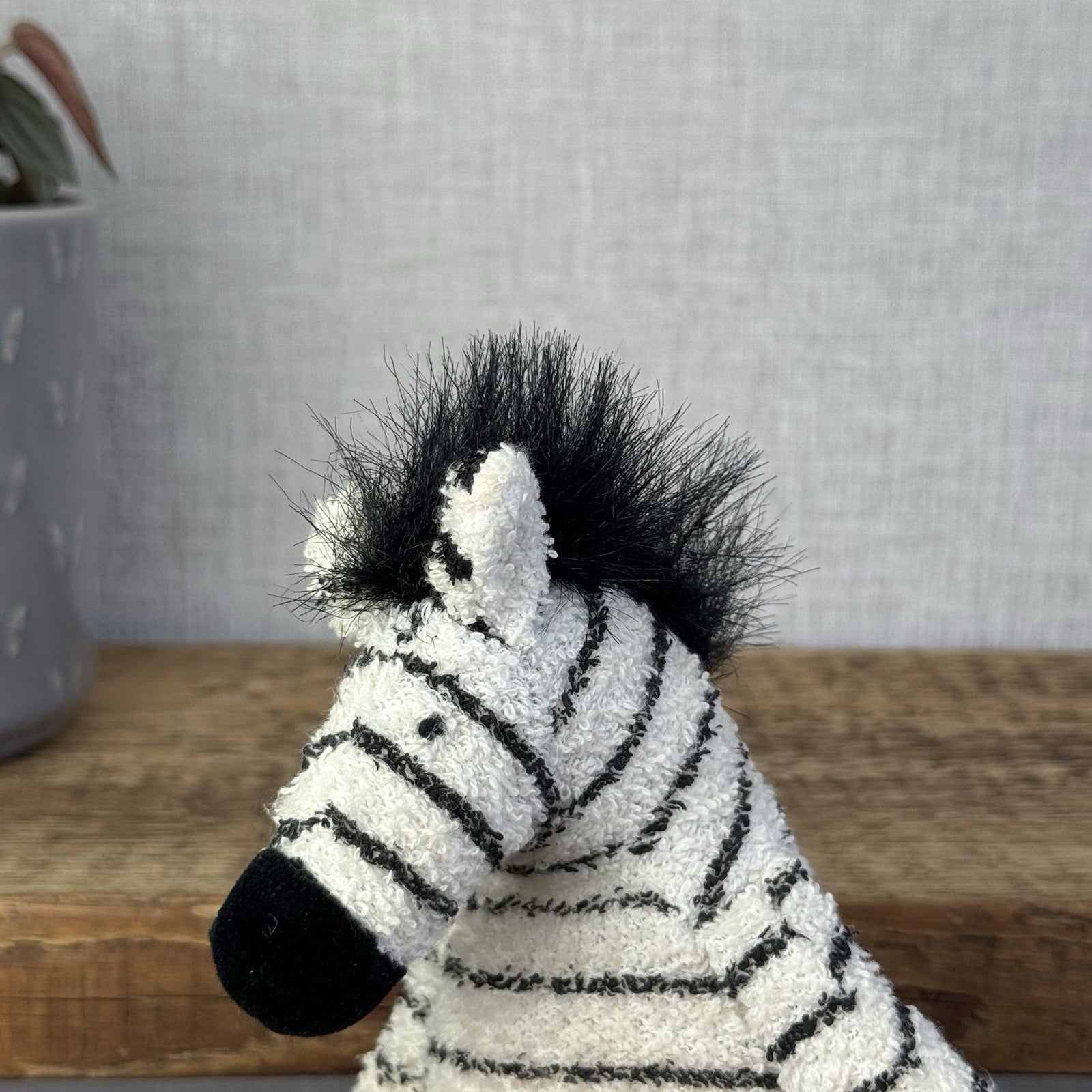 Manhattan Toy Company - Tip Toe Zebra Vintage Soft Toy Beanie Zebra Ballet 7”