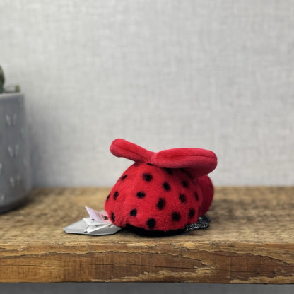 Jellycat Loulou Love Bug - Mini Ladybird Soft Toy Beanie Plush Small Red Bug 5"