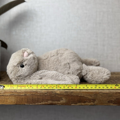 Jellycat Medium Bashful Beige Bunny - Light Brown Bunny Soft Toy Beanie 12” (2)