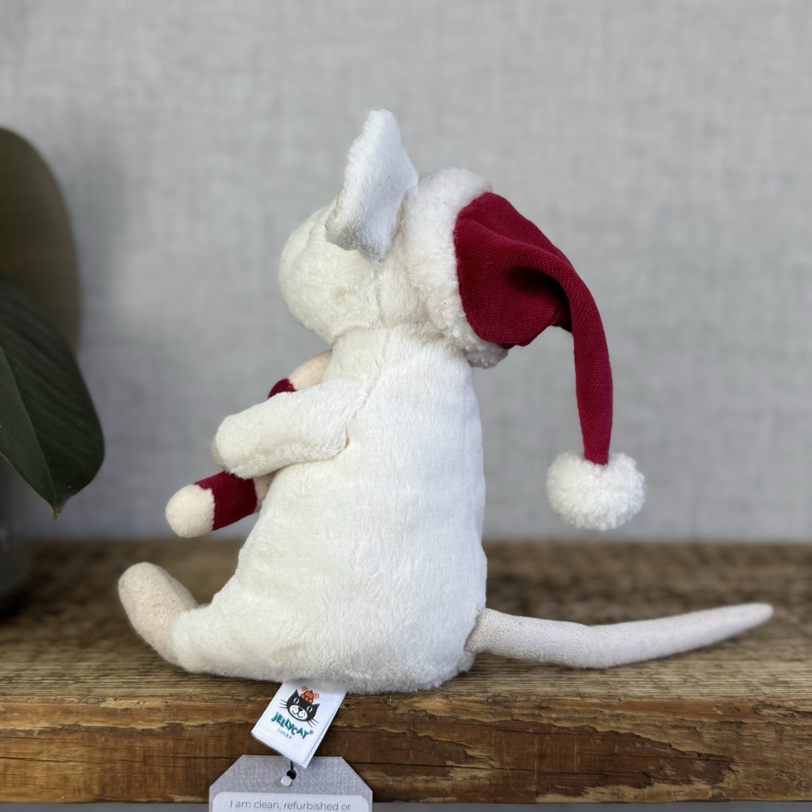 Jellycat Merry Mouse - Mouse With Candycane & Hat Retired