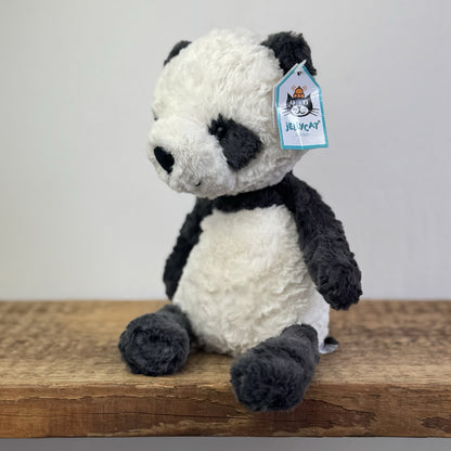Jellycat Tuffet Panda - Panda Textured Beanie Plush Wild Animal Retired With Tag