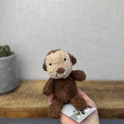 Jellycat Custom Made - Tiny Nugget Monkey (From soother) Mini Beanbag Monkey 5”