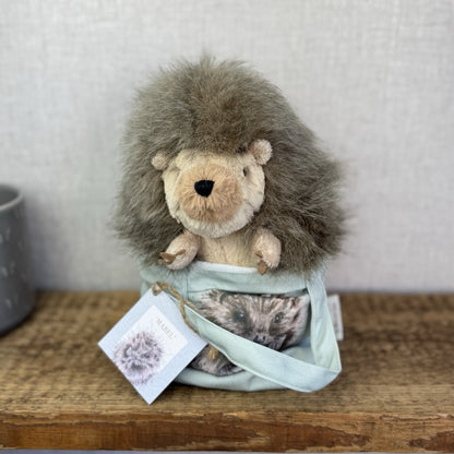 Wrendale Designs - Hannah Dale Soft Toy Mabel Hedgehog New With Bag & Tags