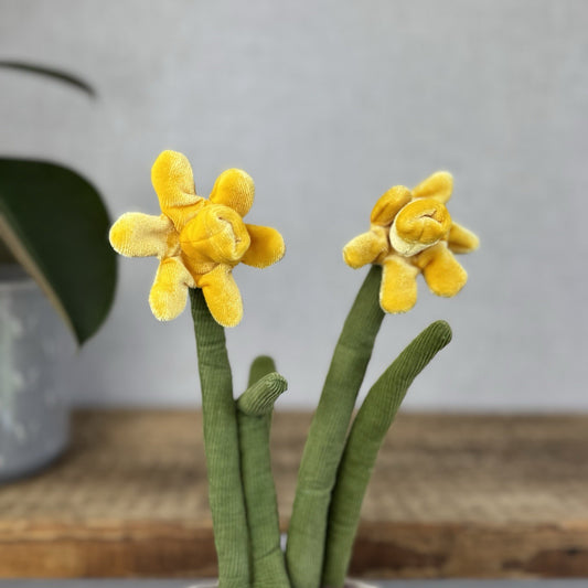 Jellycat Amuseable Daffodil Plant Pot - Retired Soft Toy Flower Pot Plush Medium