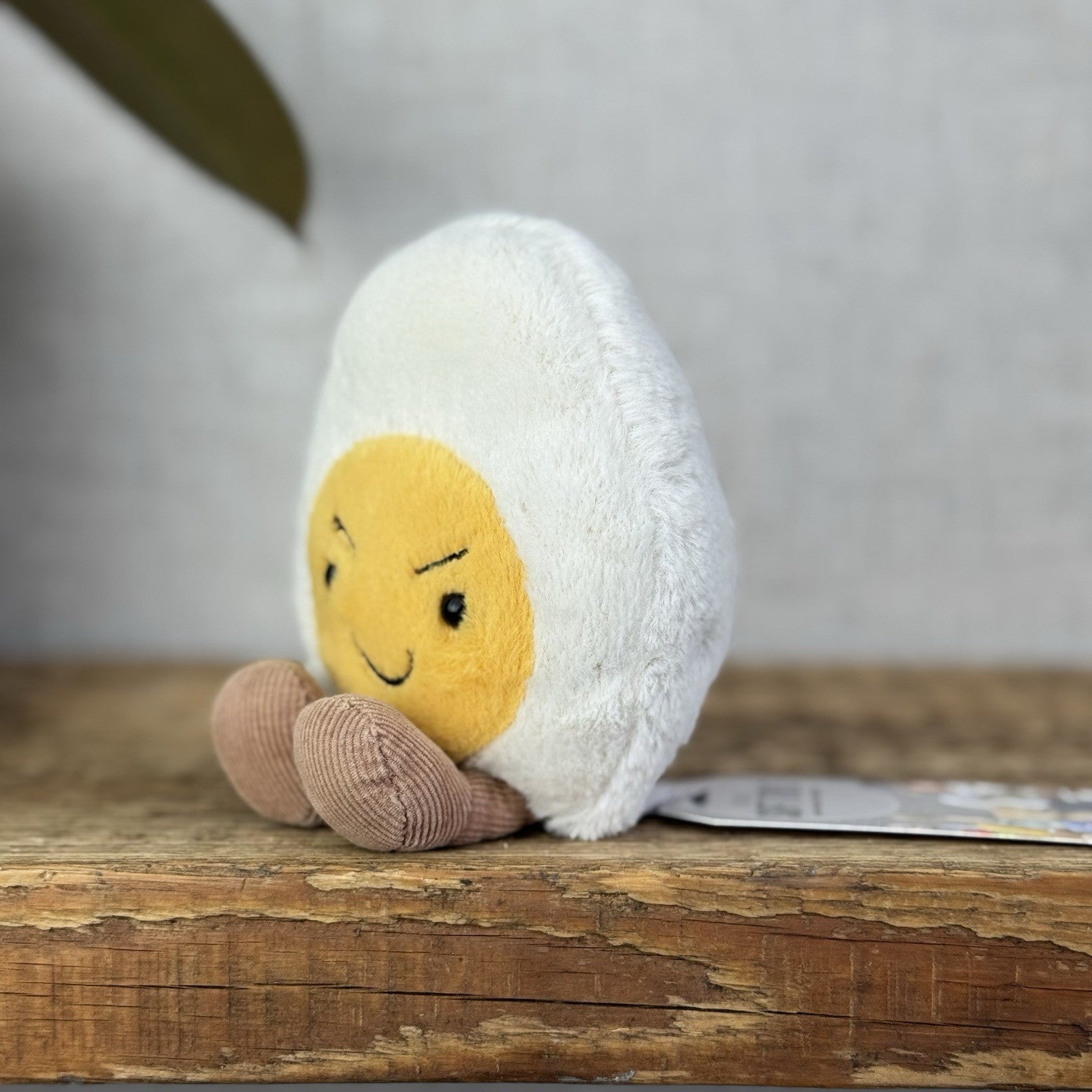 Jellycat Amuseable Cheeky Boiled Egg - Frowning Egg  Toy Food Retired 5” (#3)