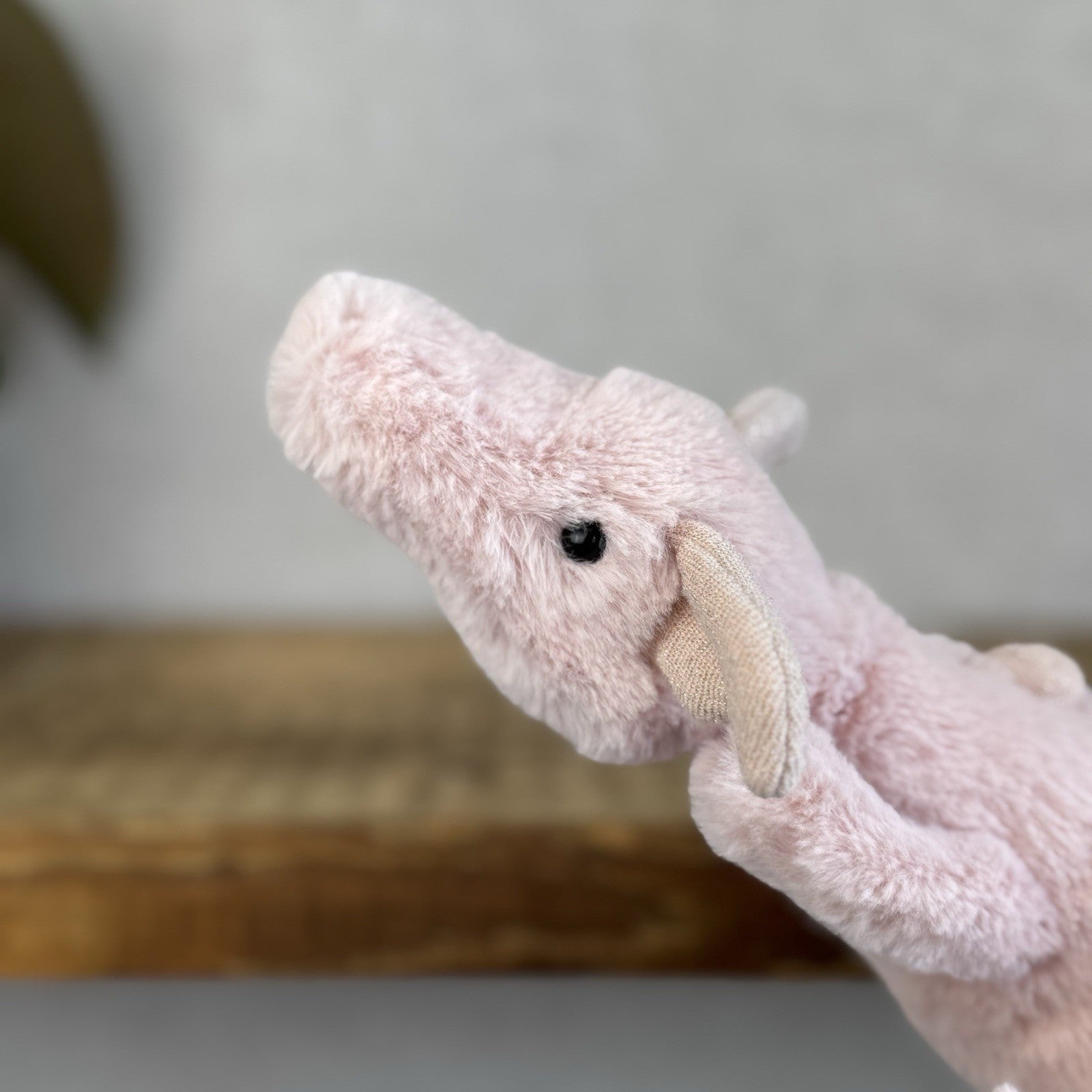Jellycat Little Rose Dragon - Pink Dragon Soft Toy - Dragon Jellycat Small 12"