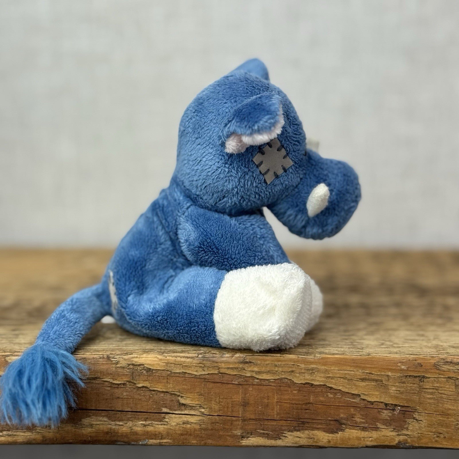 Blue Nose Friends - Trotters Pig #64 Blue Mini Pig Plush Collectible NWOT