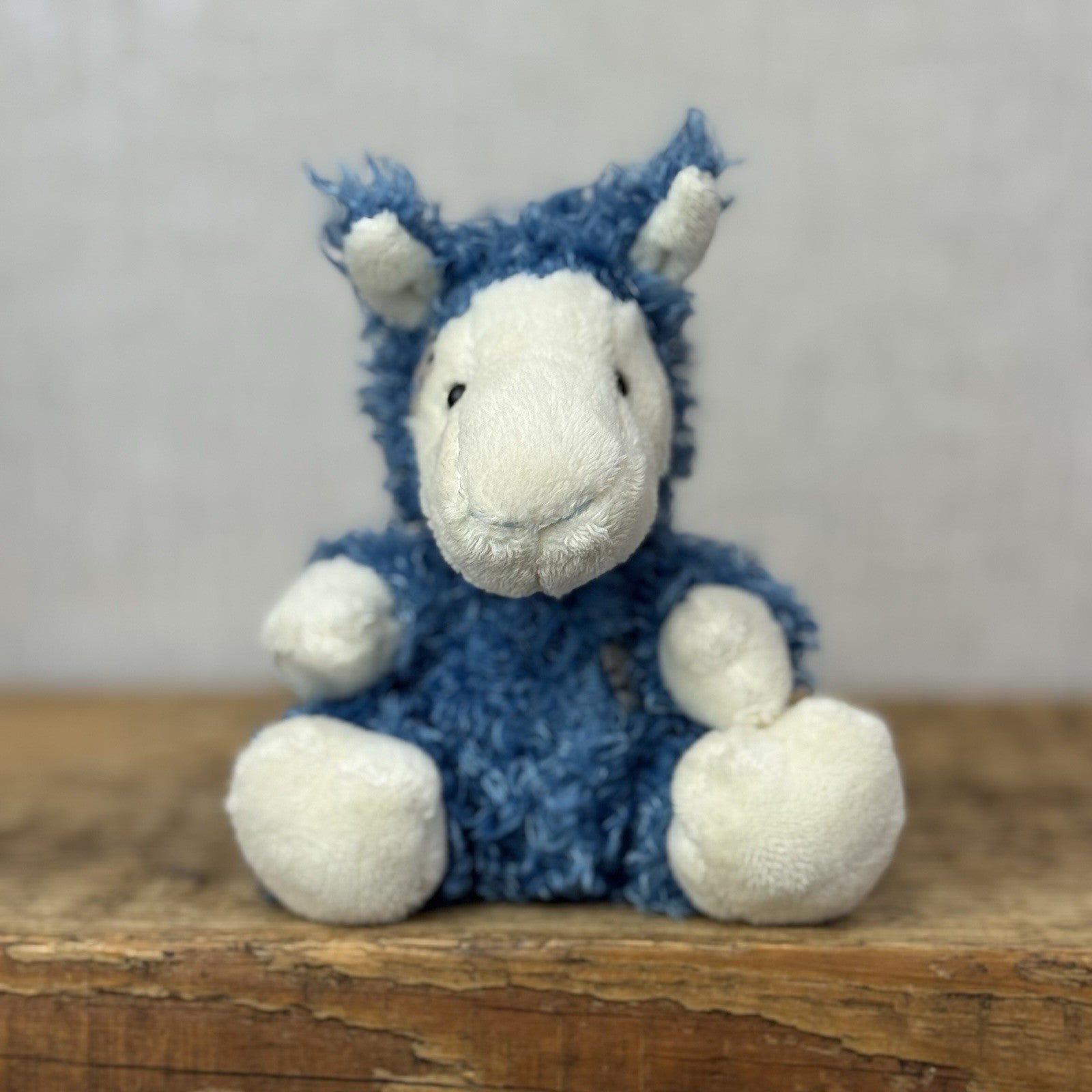 Blue Nose Friends - Kozie Llama - Blue Curly Haired Lllama Mini Beanie NWOT