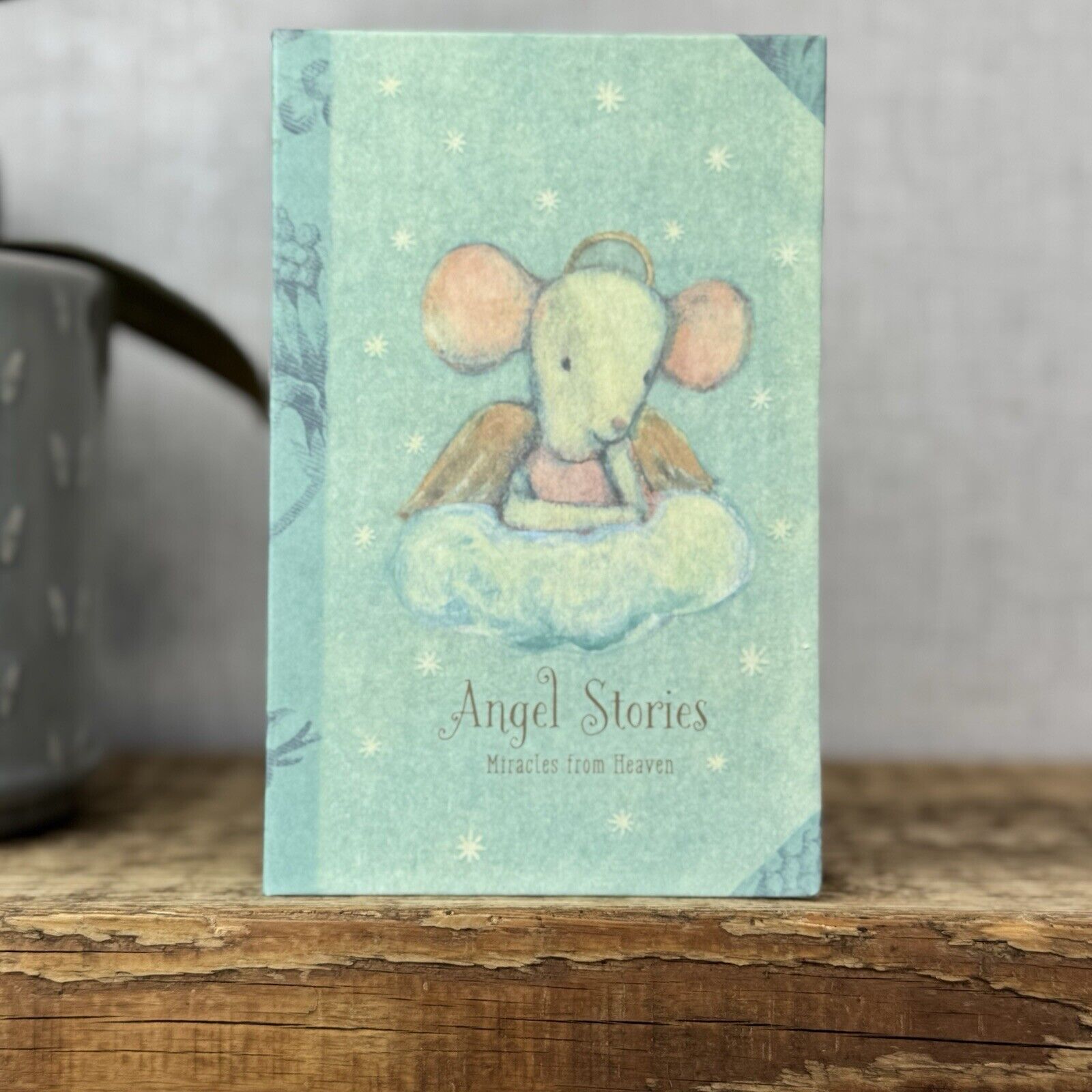 Maileg Angel Mouse, Big Sister In Book - New Without Tags Retired 2020