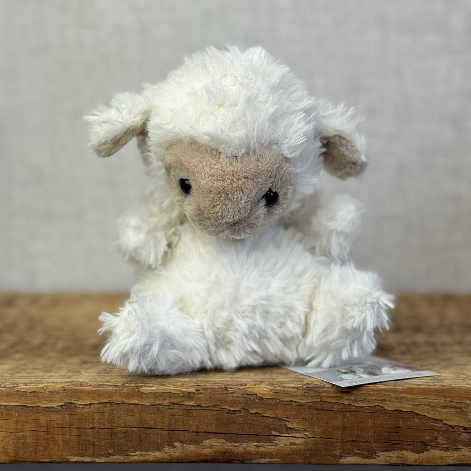 Jellycat Yummy Lamb - Small Textured Sheep Plush  Soft Toy Retired 6”
