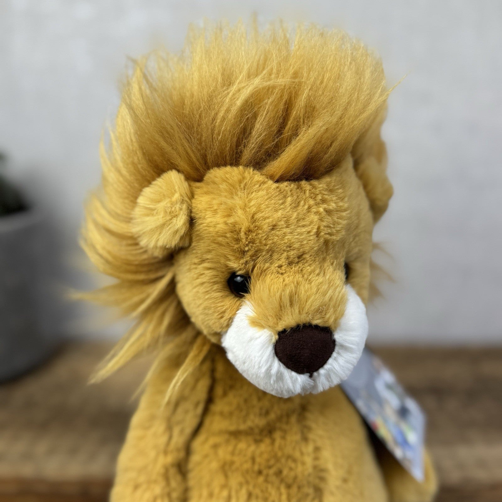 Jellycat Wumper Lion - Super Soft Yellow Floppy Lion Soft Toy Retired Rare 14"