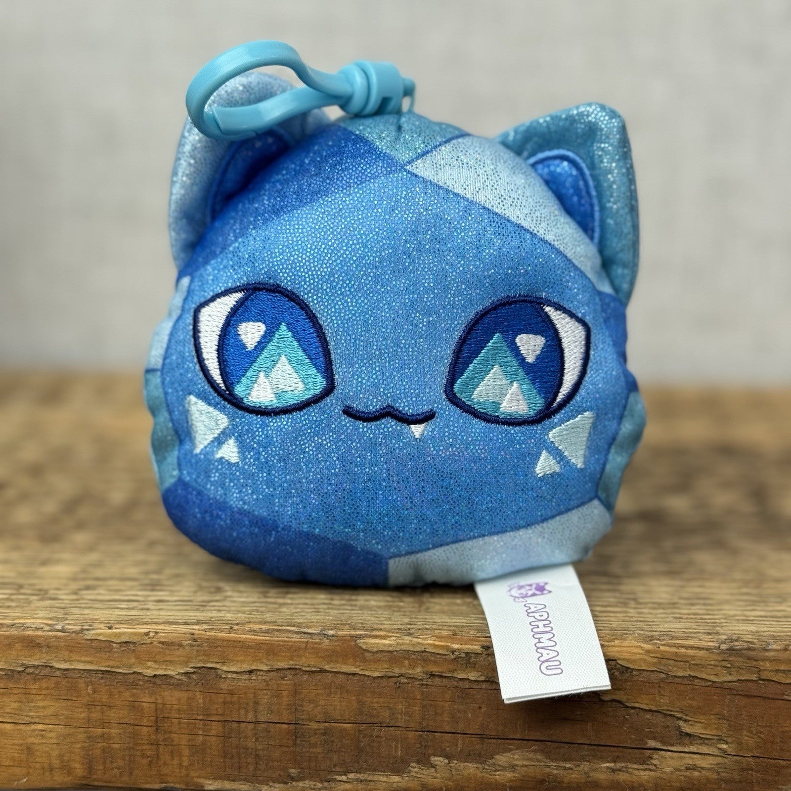 Aphmau MeeMeows- Sapphire Blue Keyring Bagcharm 4"