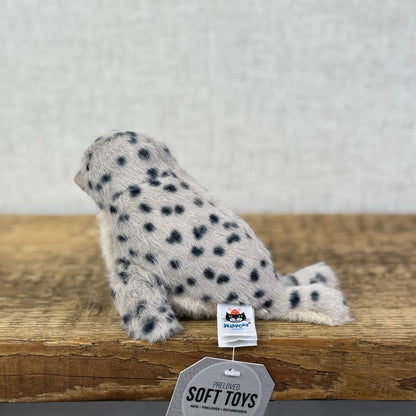 Jellycat Nauticool Spotty Seal - Tiny Fluffy Grey Seal Soft Beanie Pocket Pal