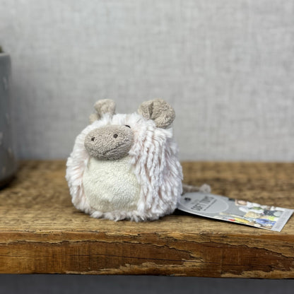 Jellycat Tiny Furball Piglet - Pink Pig Ball Vintage Mini Beanie Plush 4"