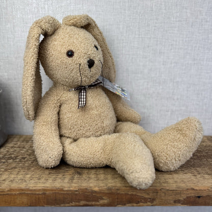 Mamas And Papas Vintage Bramwell Bunny Soft Toy Large 17 Beige Fleece Bunny