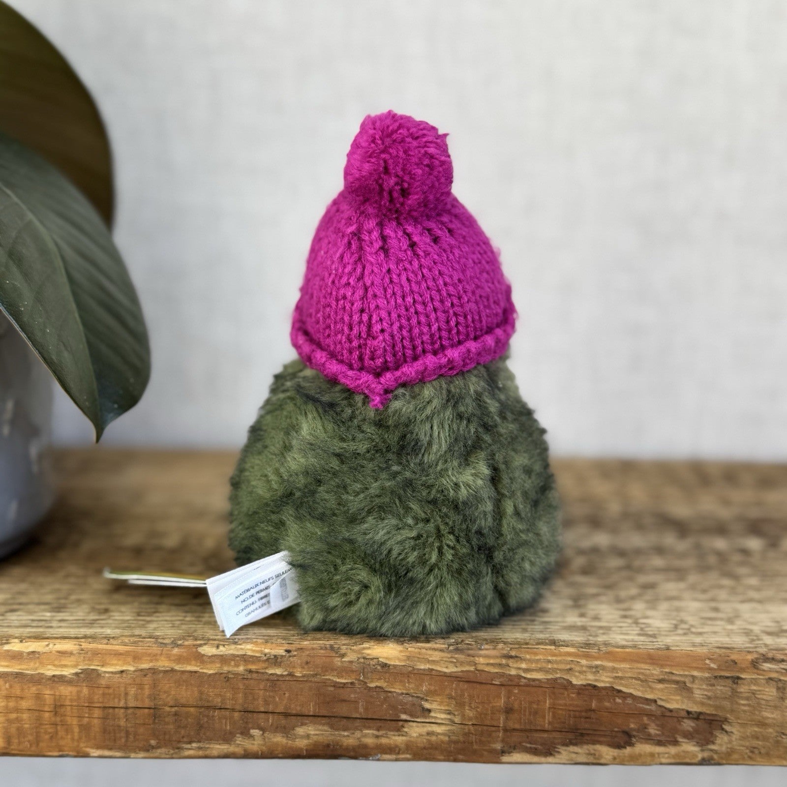 Jellycat Fuscia Cozi Amuseable Avocado - Purple Bobble Hat Plush Soft Toy New 6”