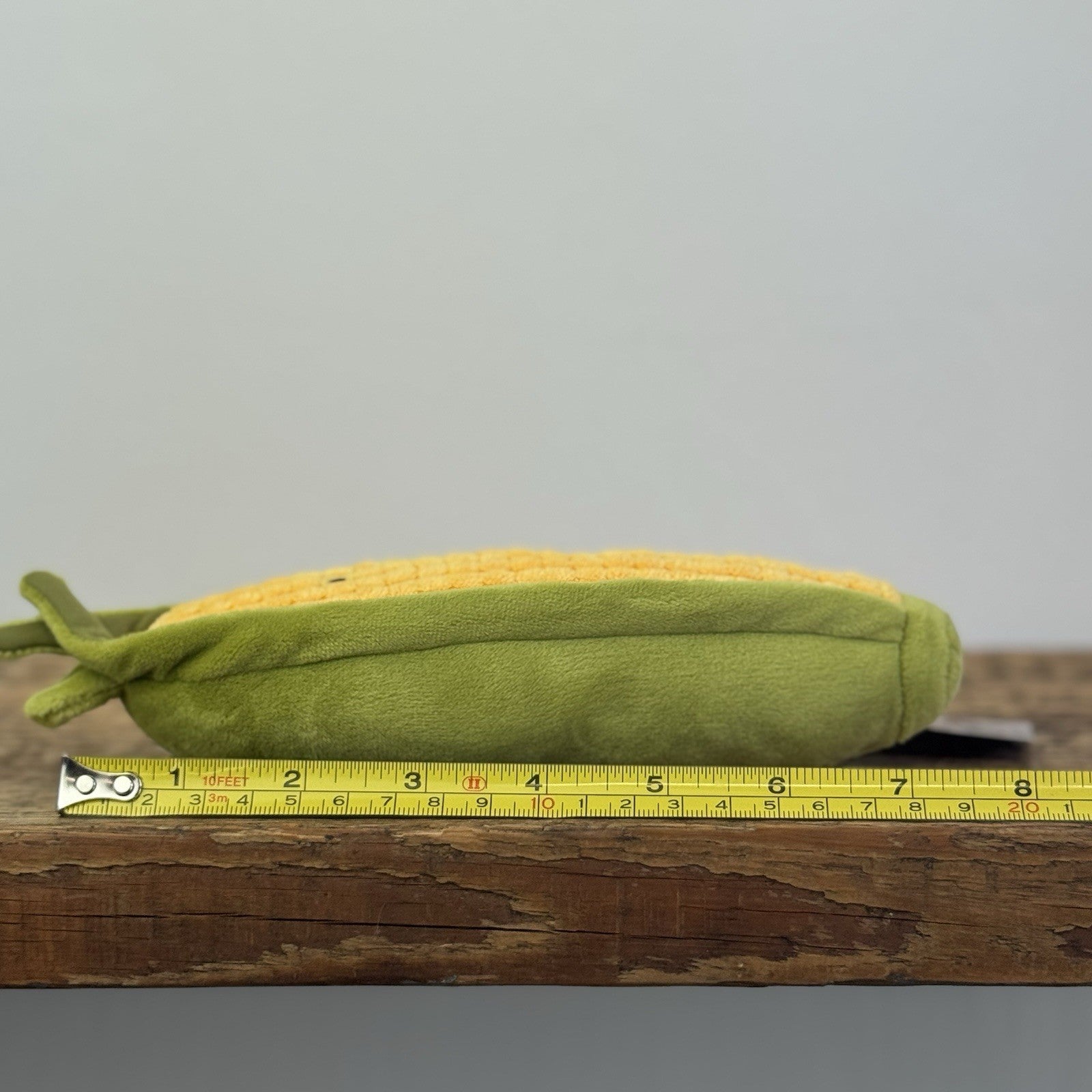 Jellycat Vivacious Veg Sweetcorn - Corn On The Cob Velour Plush Beanie 8"