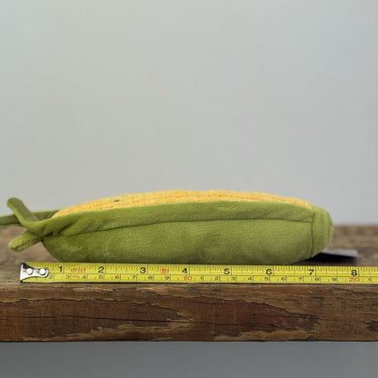 Jellycat Vivacious Veg Sweetcorn - Corn On The Cob Velour Plush Beanie 8"