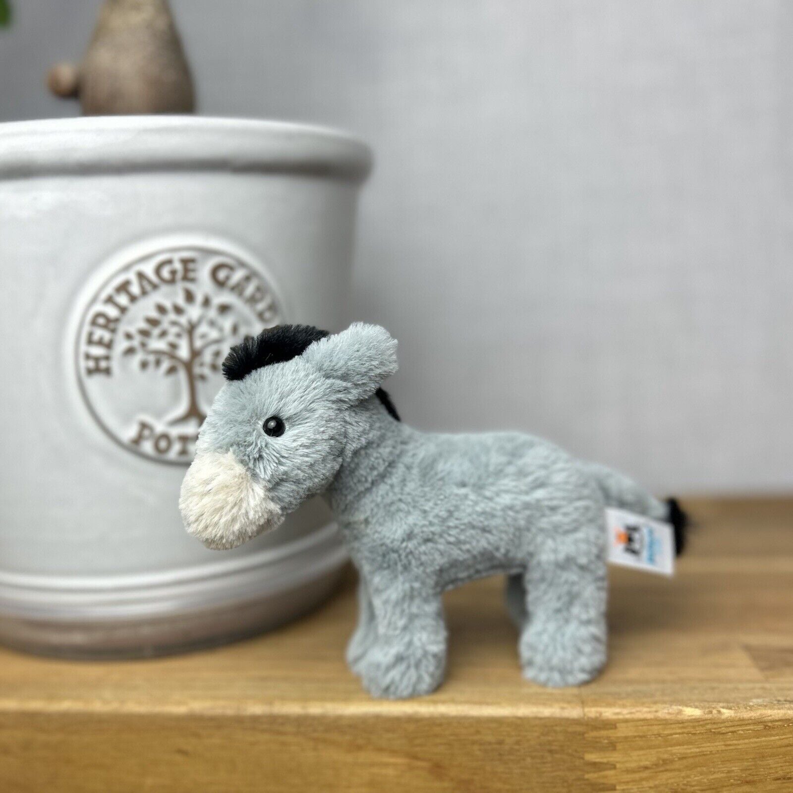 Jellycat Diddle Donkey - Jellycat Diddle - Tiny Donkey Jellycat - Tiny (m)