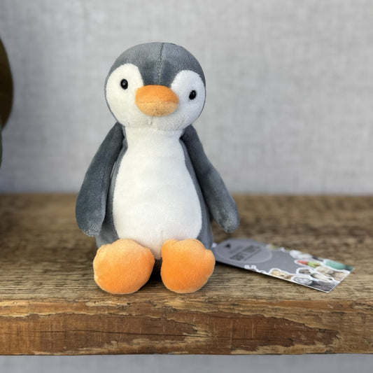 Jellycat My First Penguin Soother - Velour Small Beanie Penguin Soft Toy Rare 7”